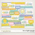Be A Light Words by LJS Designs
