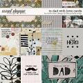 To dad with love cards by Little Butterfly Wings & Studio Basic