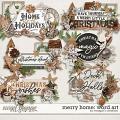 Merry Home: Word Art by Meagan's Creations Merry Home: Word Art by Meagan's Creations