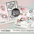 TWO SIDES: OF LOVE | TEMPLATE BUNDLE by Alchemy Wild Studio & The Nifty Pixel