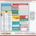 Cindy's Layered Templates - All About Me: Single 21 Add-on by Cindy Schneider