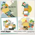 Easy Peasy vol02: templates by Little Butterfly Wings