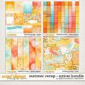 Summer Recap Extras Bundle by Digital Scrapbook Ingredients