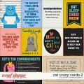 Cat Crazy Cards 2 by Clever Monkey Graphics  