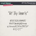 CU AY Itty Hearts font by Amanda Yi