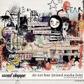 Do not fear {mixed media bits} by Little Butterfly Wings