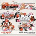 Black Friday: Word Art by Meagan's Creations