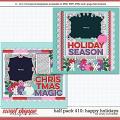 Cindy's Layered Templates - Half Pack 410: Happy Holidays by Cindy Schneider