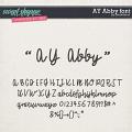 CU AY Abby font by Amanda Yi