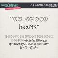 CU AY Candy Hearts font by Amanda Yi