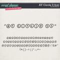 CU AY Circle It font by Amanda Yi