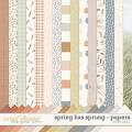 Spring Has Sprung | Papers - by Kris Isaacs Designs