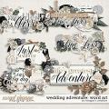 Wedding Adventure: Word Art by Meagan's Creations