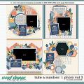 Cindy's Layered Templates - Take a Number: 1 Photo Vol. 3 by Cindy Schneider