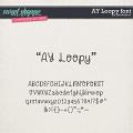 CU AY Loopy font by Amanda Yi