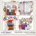Big Words | Read To Escape by Fiddle-Dee-Dee Designs