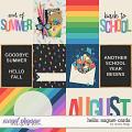 Hello: August- CARDS by Studio Flergs