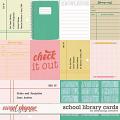 School Library Cards by Kelly Bangs Creative