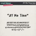 CU AY Me Time font by Amanda Yi