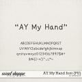 AY My Hand font {PU} by Amanda Yi