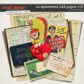 CU EPHEMERA | OLD PAPER V.9 by The Nifty Pixel