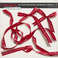 CU REALISTIC ELEMENTS | CHRISTMAS RIBBON V.3 by The Nifty Pixel