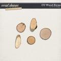CU Wood Slices  by Red Ivy Design
