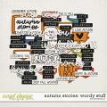 Autumn Stories: wordy stuff by Amanda Yi