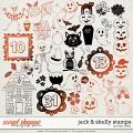 Jack & Skelly Stamps by Traci Reed