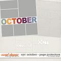 All year round: October - page protectors by WendyP Designs