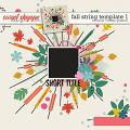 Fall String Template 1 by Clever Monkey Graphics