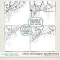 Color Me Happy: Spiderwebs by Fiddle-Dee-Dee Designs