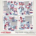 Big Words Voting Edition 2 by Fiddle-Dee-Dee Designs