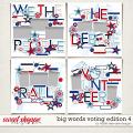 Big Words Voting Edition 4 by Fiddle-Dee-Dee Designs