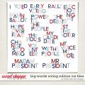 Big Words Voting Edition Cut Files by Fiddle-Dee-Dee Designs