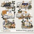 Studious Home: Word Art by Meagan's Creations