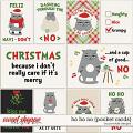 Ho Ho No Pocket Cards by Ponytails