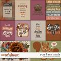You & Me Cards by Clever Monkey Graphics 