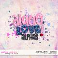 Aigoo, Love! {alphas} by Sweet Doll designs