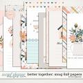 Better Together: Snug 6x8 Papers by Sara Gleason