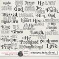 Stamped in Faith Vol. 3 by Becca Bonneville