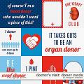 Doctor's Visit: Donor Cards by Meagan's Creations