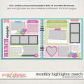Monthly Highlights: March {layered templates} by Blagovesta Gosheva