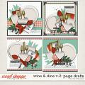 WINE & DINE V.2 | PAGE DRAFTS by The Nifty Pixel