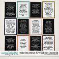 Adventurous and Wild Letterboards by Connection Keeping