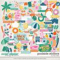 Poolside Stickers by Traci Reed