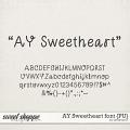 AY Sweetheart font {PU} by Amanda Yi
