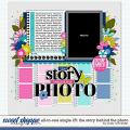 Cindy's Layered Templates - All in One Single 25: The Story Behind the Photo by Cindy Schneider
