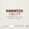 Spooky Autumn | Alpha - by Kris Isaacs Designs