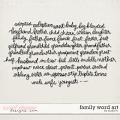 Family Word Art by Studio Liv